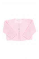 Różowy krótki sweterek niemowlęcy,  Ferrari Mariella