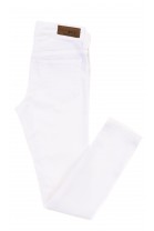 Białe spodnie dziewczęce rurki,  Polo Ralph Lauren