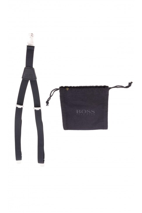 Bretelles noires classiques pour garçons Hugo Boss 