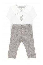 Pantalon gris en tricot pour garçon, Tartine et Chocolat