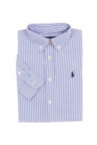 Koszula chłopięca w biało-niebieskie paski, Polo Ralph Lauren