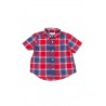 Chemise à carreaux rouge bleu marine, manche courte, Polo Ralph Lauren