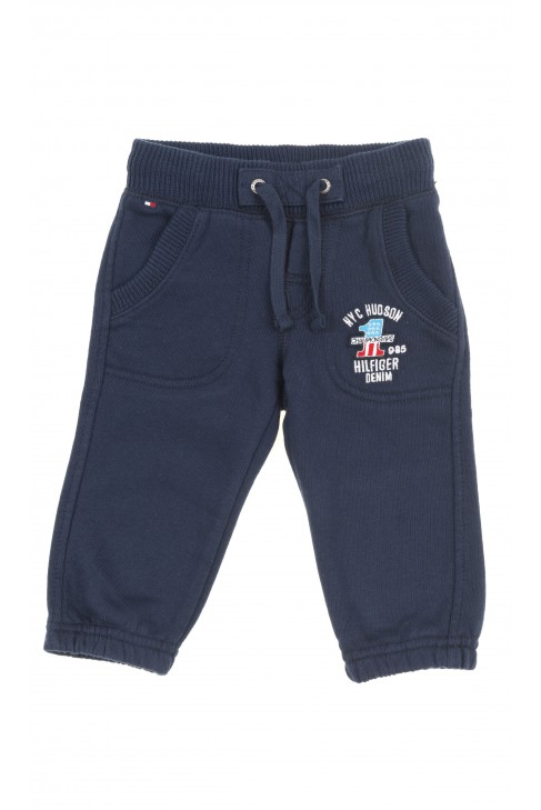  Pantalon de survêtement bleu marine pour bébé garçon, Tommy Hilfiger