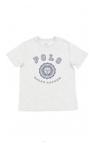 Tee-shirt gris à manches courtes pour garçon,  Polo Ralph Lauren