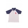 Szaro-granatowa koszulka polo chłopięca, Polo Ralph Lauren