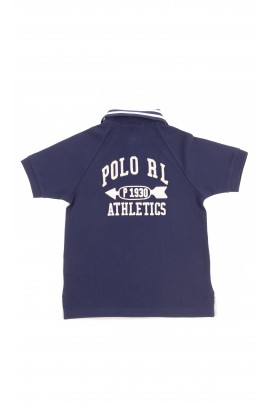 Polo gris - bleu marine pour garçon, Polo Ralph Lauren