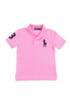 Różowa koszulka polo chłopięca, Polo Ralph Lauren