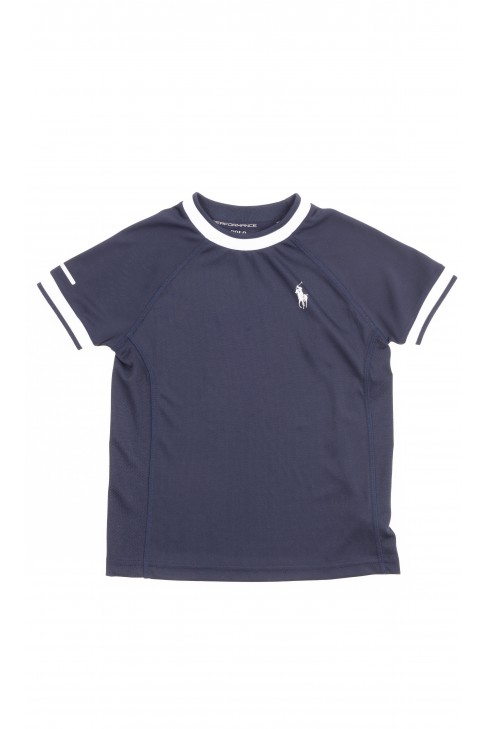 Granatowy t-shirt chłopięcy, Polo Ralph Lauren Granatowy t-shirt chłopięcy, Polo Ralph Lauren