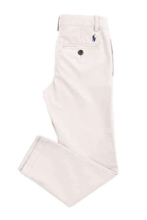 Beżowe eleganckie spodnie chłopięce, Polo Ralph Lauren