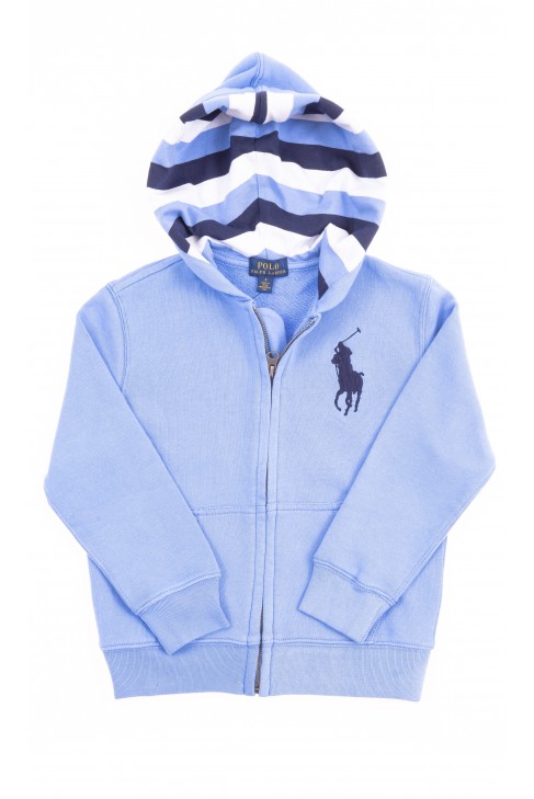 Niebieska bluza dresowa z kapturem, Polo Ralph Lauren Niebieska bluza dresowa z kapturem, Polo Ralph Lauren