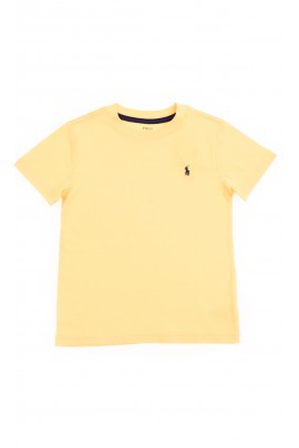 Tee-shirt jaune pour garçon, manche courte, Polo Ralph Lauren
