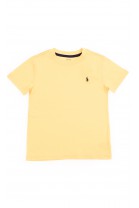 Żółty t-shirt chłopięcy na krótki rękaw, Polo Ralph Lauren