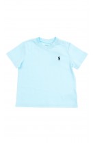 Tee-shirt bleu turquoise pour bébé, manche courte, Polo Ralph Lauren
