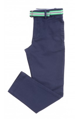 Pantalon bleu marine, pour garçon, Polo Ralph Lauren.  Longueurs: long