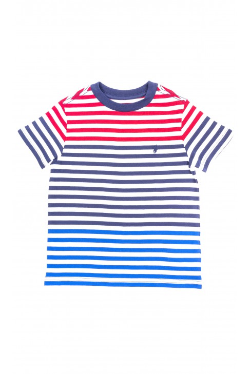 T-shirt chłopięcy w kolorowe paski, Polo Ralph Lauren T-shirt chłopięcy w kolorowe paski, Polo Ralph Lauren