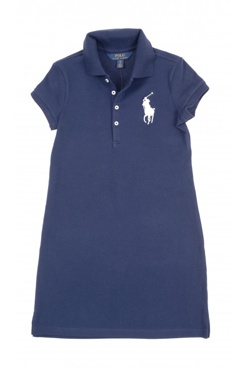 Prosta granatowa sukienka, Polo Ralph Lauren