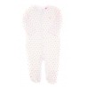 Grenouillère bébé blanche, pieds à motifs de roses, Ralph Lauren