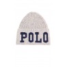 Ciepła szara wciągana czapka, Polo Ralph Lauren
