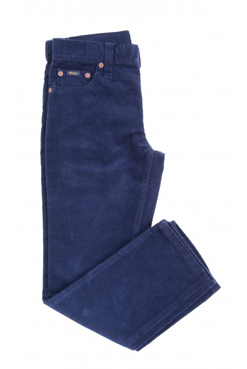 Pantalon en velours côtelé bleu marine, Polo Ralph Lauren