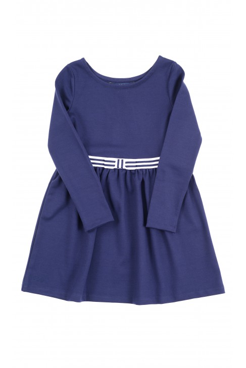 Robe bleu marine à manches longues, Polo Ralph Lauren