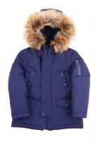 Manteau d’hiver type parka bleu marine, Polo Ralph Lauren