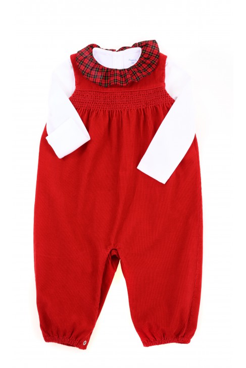 Salopette de bébé couleur rouge, Ralph Lauren