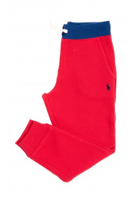 Czerwone spodnie dresowe dziecięce, Polo Ralph Lauren	