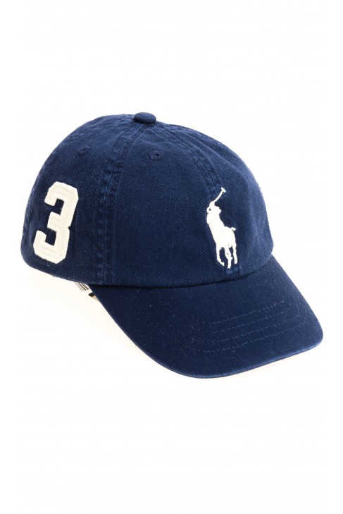 Granatowa czapka z daszkiem, Polo Ralph Lauren Granatowa czapka z daszkiem, Polo Ralph Lauren