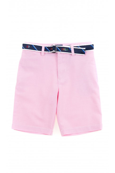 Różowe krótkie spodenki chłopięce, Polo Ralph Lauren Różowe krótkie spodenki chłopięce, Polo Ralph Lauren