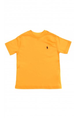 Pomarańczowy t-shirt chłopięcy na krótki rękaw, Polo Ralph Lauren