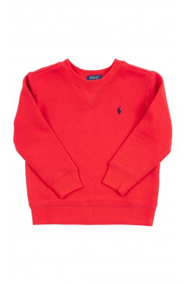 Czerwona bluza dresowa wkładana przez głowę, Polo Ralph Lauren
