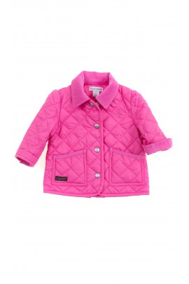 Przejściowa różowa pikowana kurtka dziewczęca, Polo Ralph Lauren 