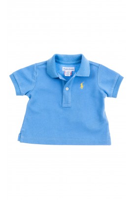 Niebieska koszulka polo niemowlęca dla chłopca, Polo Ralph Lauren