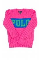 Różowy sweter dziewczęcy, Polo Ralph Lauren
