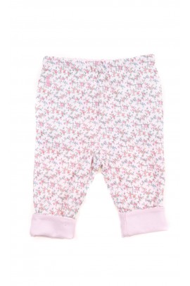 Pastelowe bawełniane dwustronne spodnie niemowlęce, Ralph Lauren