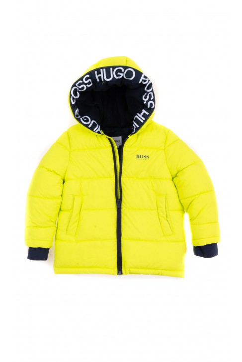 Cytrynowa kurtka chłopięca, Hugo Boss Cytrynowa kurtka chłopięca, Hugo Boss
