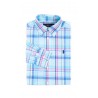 Niebieska chłopięca koszula w kratę, Polo Ralph Lauren
