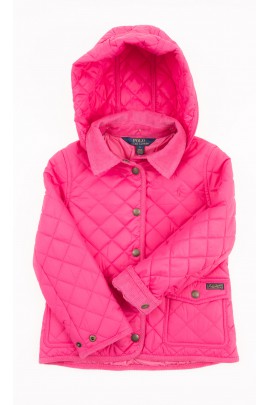 Różowa kurtka przejściowa dziewczęca, Polo Ralph Lauren