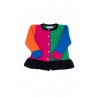 Kolorowy rozpinany sweter dziewczęcy, Ralph Lauren 