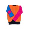 Kolorowy sweter dziewczęcy wkładany przez głowę, Polo Ralph Lauren