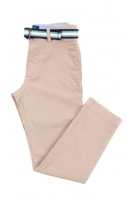 Beżowe długie spodnie chłopięce, Polo Ralph Lauren