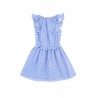 Letnia sukienka w drobną niebieską kratkę, Polo Ralph Lauren