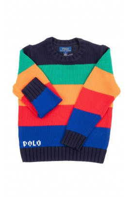 Kolorowy sweter chłopięcy,  Polo Ralph Lauren