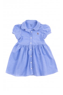 Niebieska niemowlęca sukienka, Ralph Lauren