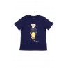 Granatowy t-shirt chlopiecy na krotki rekaw, Polo Ralph Lauren