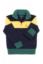 Sweter chłopięcy ze stójką pod szyją, Polo Ralph Lauren