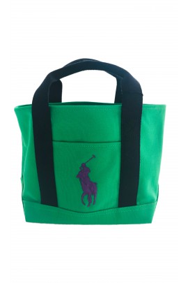 Zielona torebka do ręki, Polo Ralph Lauren