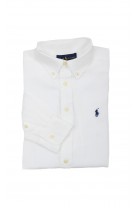 Biała elegancka lniana koszula chłopięca, Polo Ralph Lauren