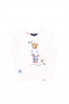 Bluza dresowa dziewczęca z kultowym misiem Polo Bear, Polo Ralph Lauren