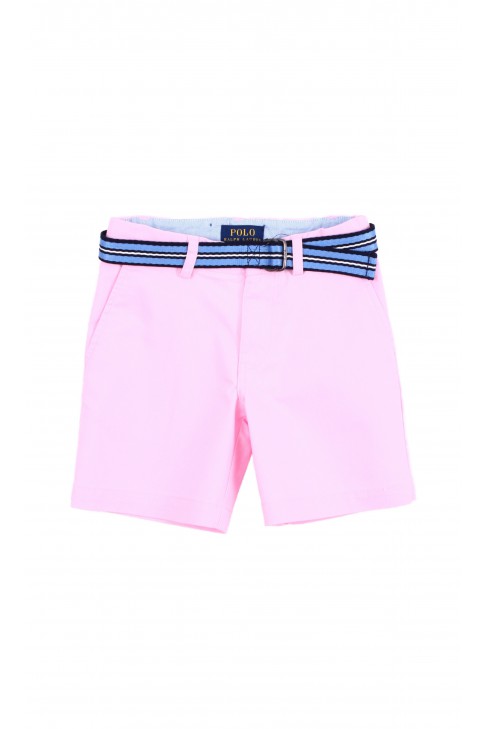 Spodnie krótkie różowe chłopięce, Polo Ralph Lauren